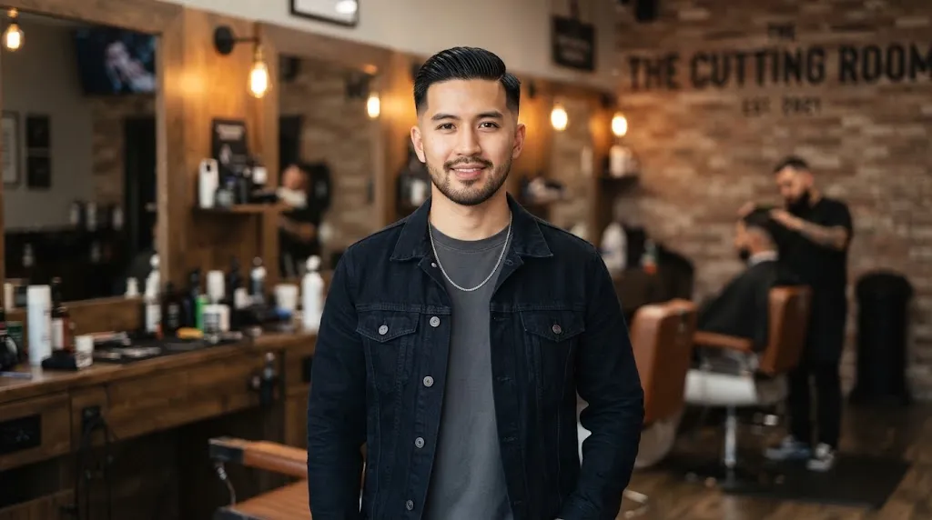 Professional comparison of versatile modern straight hairstyles for men showing a clean taper fade and polished texture